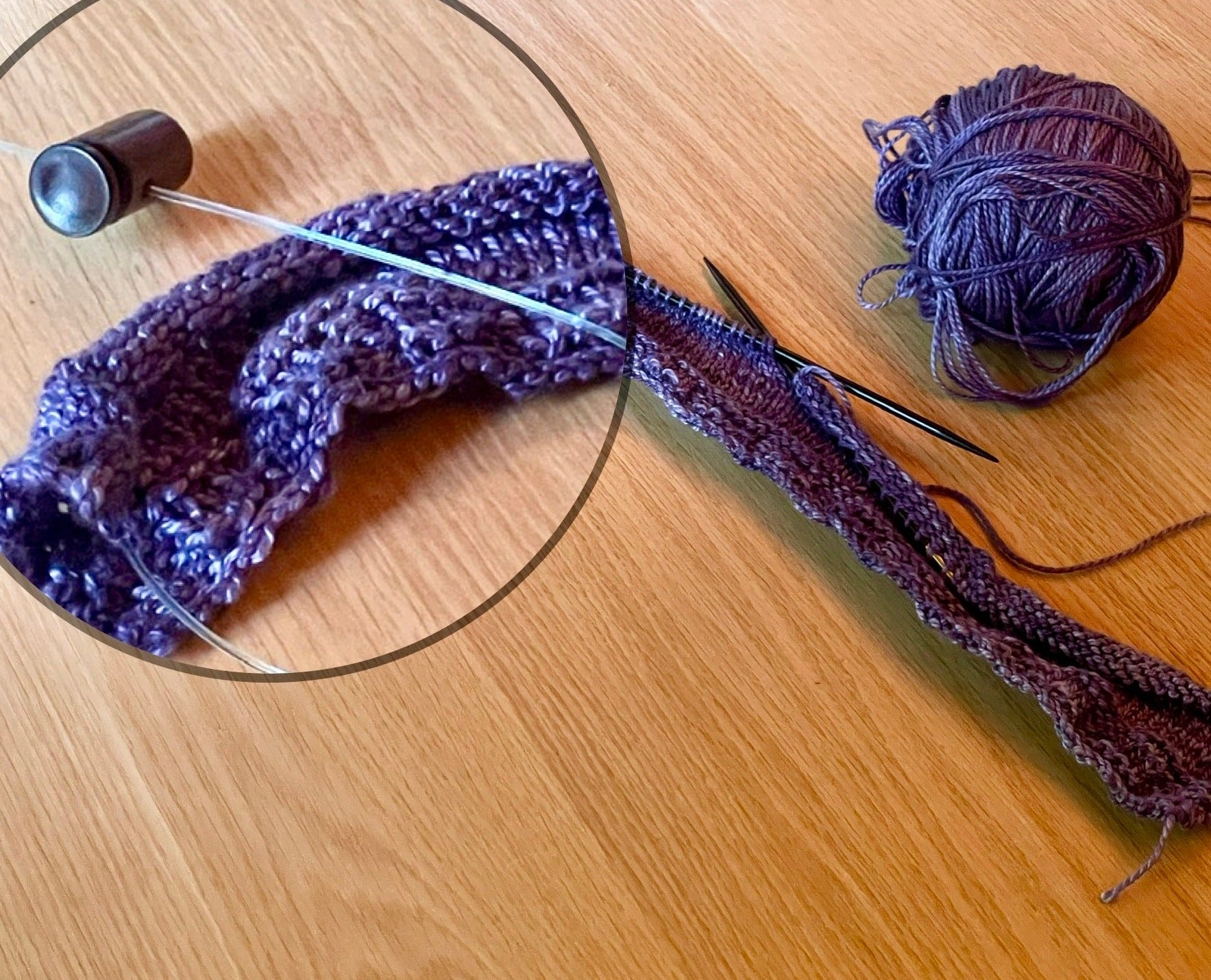 Lantern Moon Rosewood Interchangeable Knitting Needle Pairs 